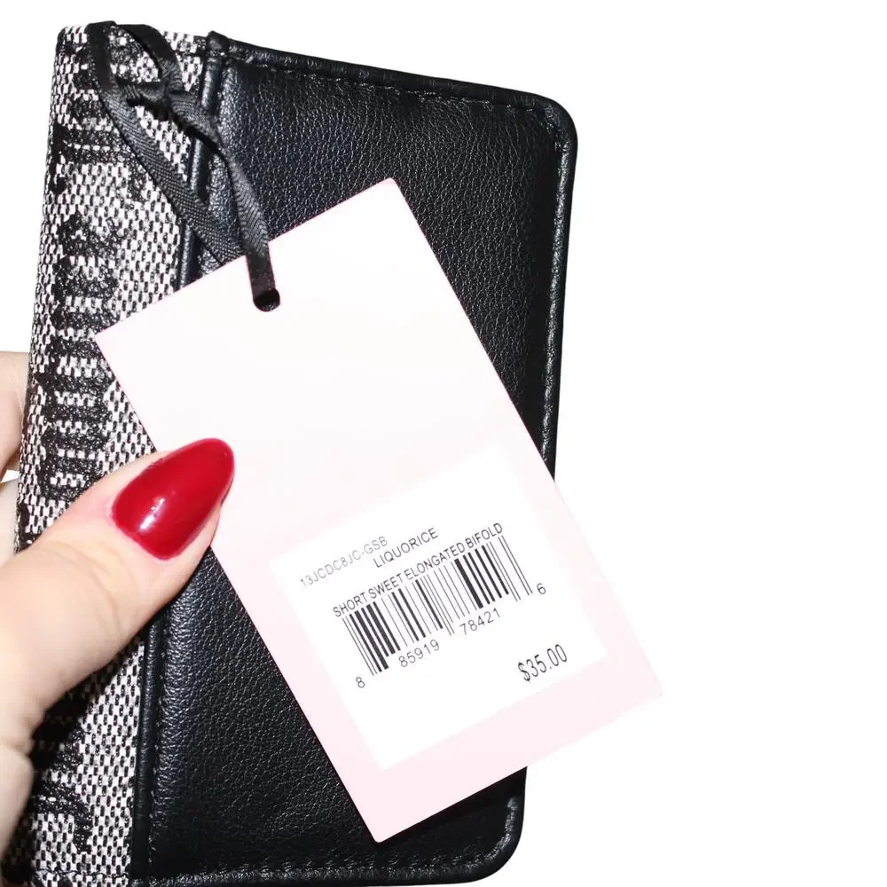 Juicy Couture Short Sweet Elongated Bifold Wallet NWT